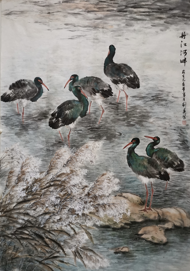 64刘英作品:《丹江河畔》(陕西).jpg
