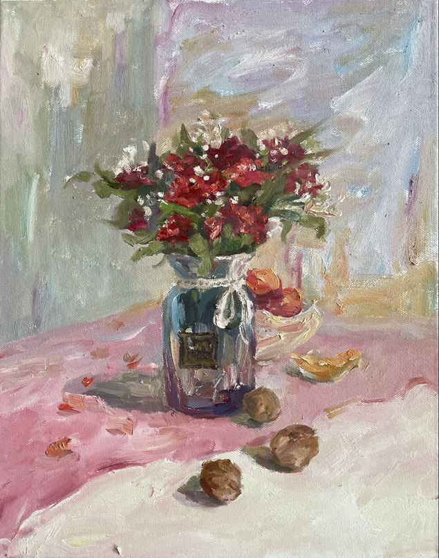 24张晋龄油画作品:《爱的礼物》(吉林).jpg