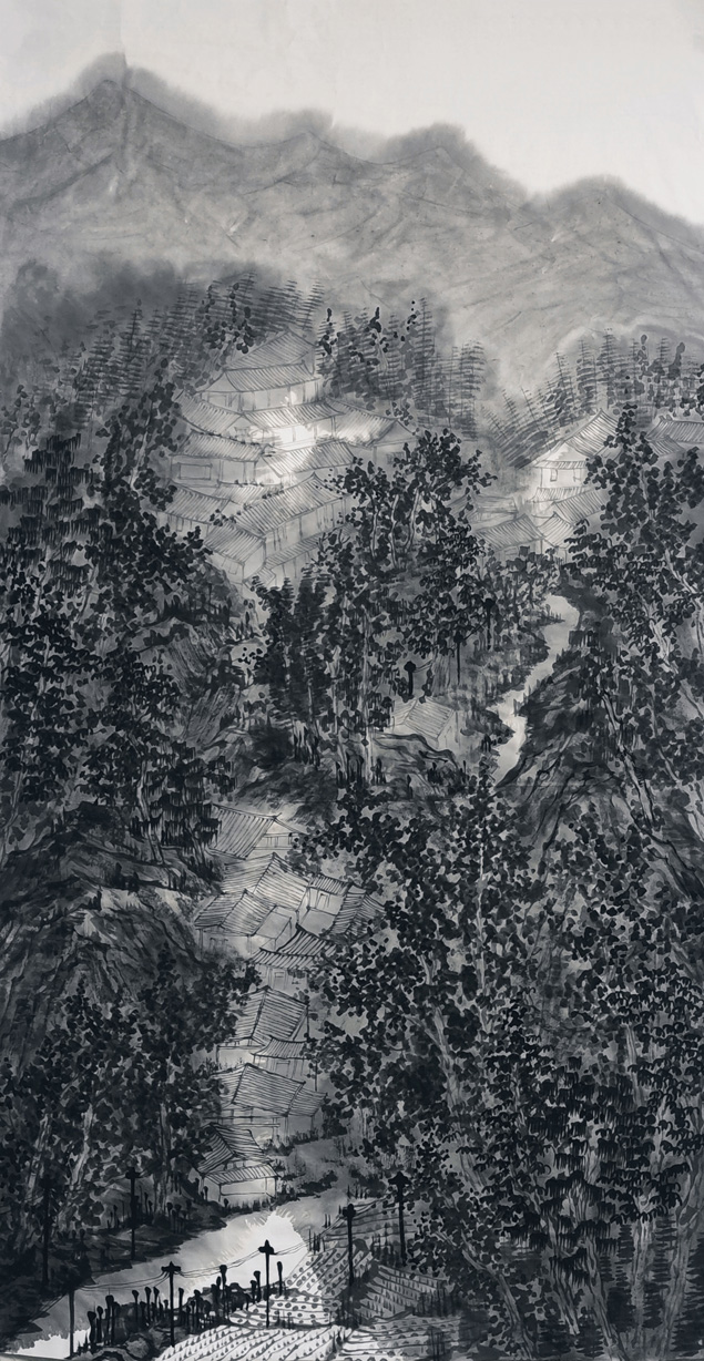 32孙斌作品:《葛牌古镇》(陕西).jpg