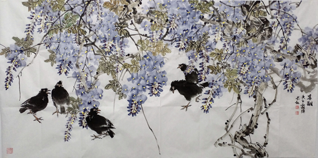 97雷长虹作品:《春酣》(陕西).jpg