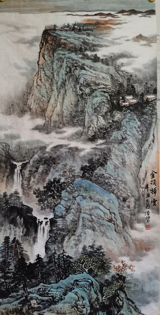 43杨浩莹作品:《金顶禅云》(陕西).jpg