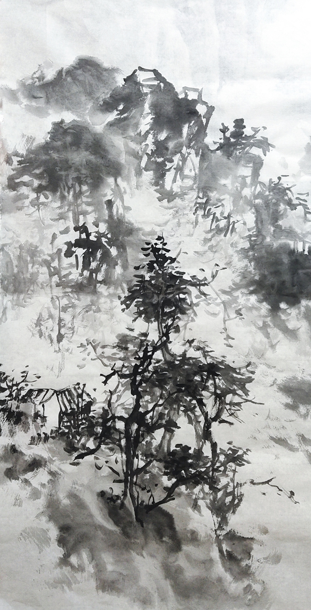 114李哲敏作品:《雲中山居圖》(陕西).jpg