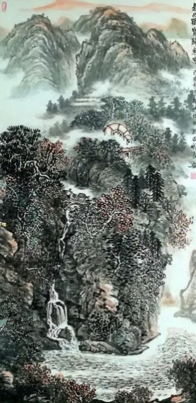 86郑鸿福作品:《汉江烟雲》(陕西).jpg